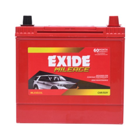 Exide ML55D23L Car battery in inverterchennai.com